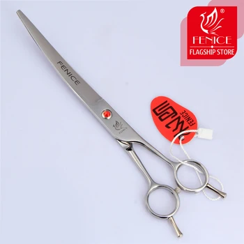 

Fenice Japan 440C Professional Pet Grooming Shears Dogs Curved Scissors 7.0 /7.5 /8.0 inch