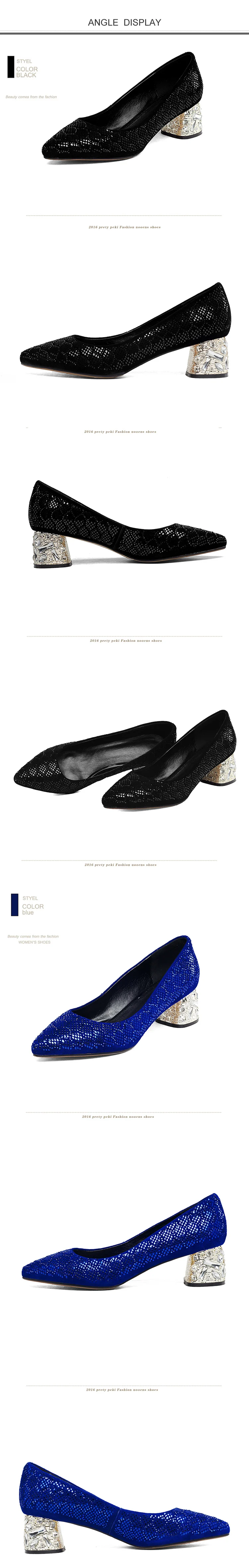 Новые весенне-осенние женские туфли-лодочки из натуральной кожи пикантные женские туфли с острым носком на среднем каблуке из коровьей кожи черные туфли-лодочки