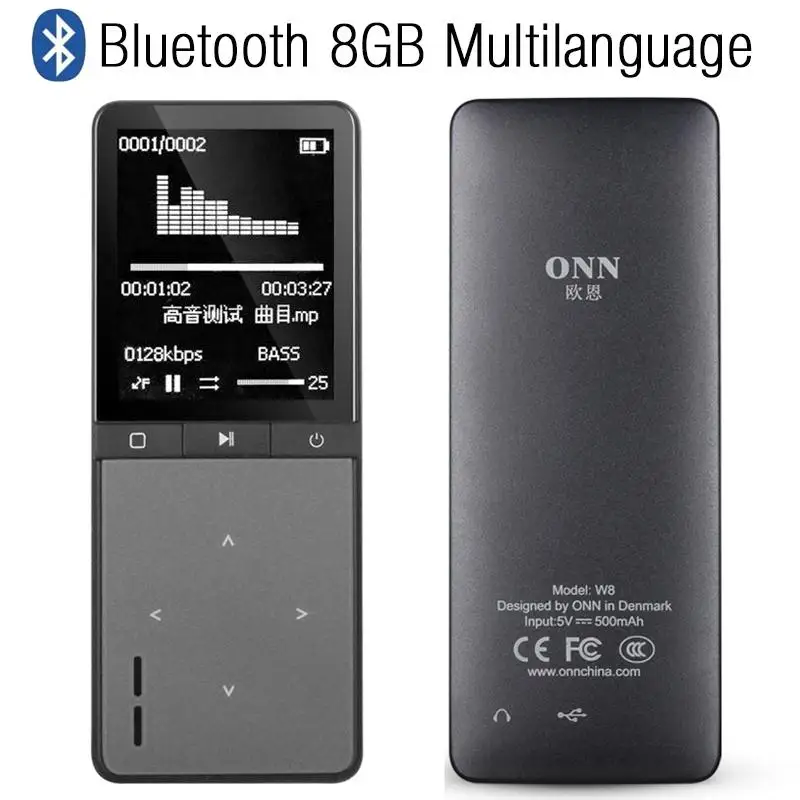 

HOT 2018 Portable 1.8" LCD 8GB Bluetooth 4.0 Sport MP3 Player Music Audio Media Radio Player
