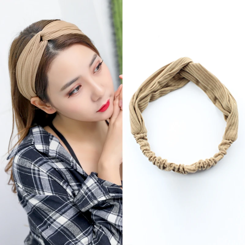 Hairband Top Knot Turban Vintage Elastic Hair Head Hoop Bands Accessories,White,China Hairband Top Knot Turban Vintage Elastic Hair Head Hoop Bands Accessories,White,China