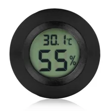2 In 1 LCD Digital Thermometer Hygrometer Car Ornaments Automobiles Dashborad Decoration Interior Accessories Car-Styling