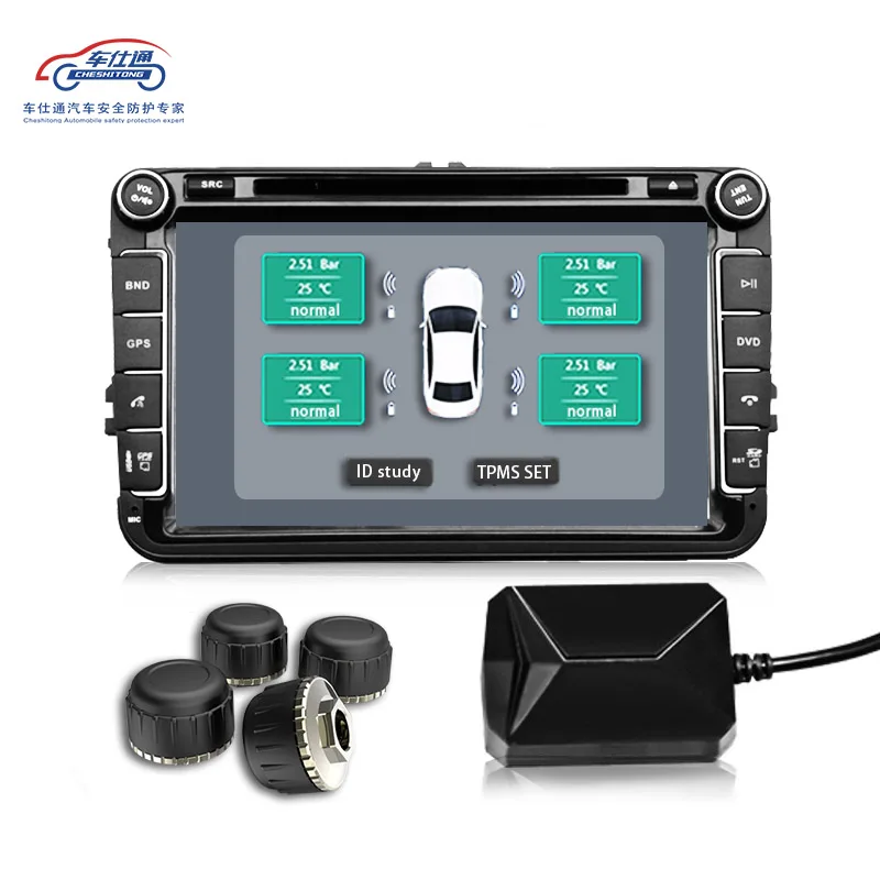 USB Android TPMS tire pressure monitor/Android navigation tire pressure monitoring alarm system/wireless transmission TPMS
