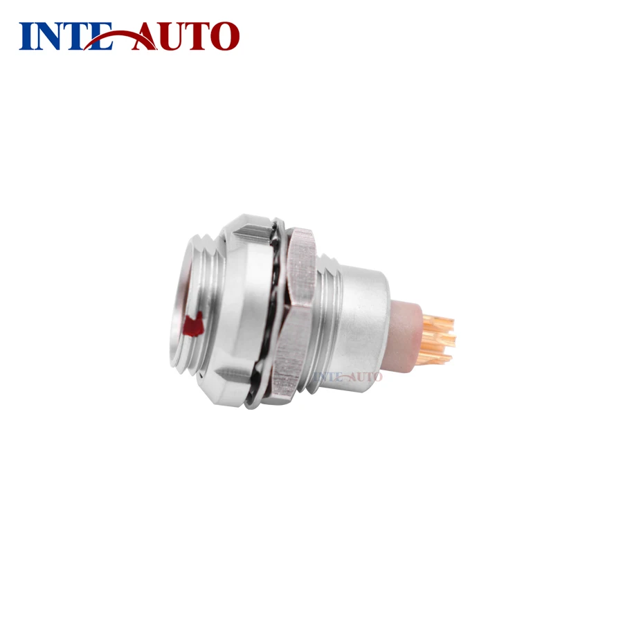 

ODUs alternative ECG 1B metal round self locking push pull female socket 2 3 4 5 6 7 8 10 14 16 pins,nut fixing