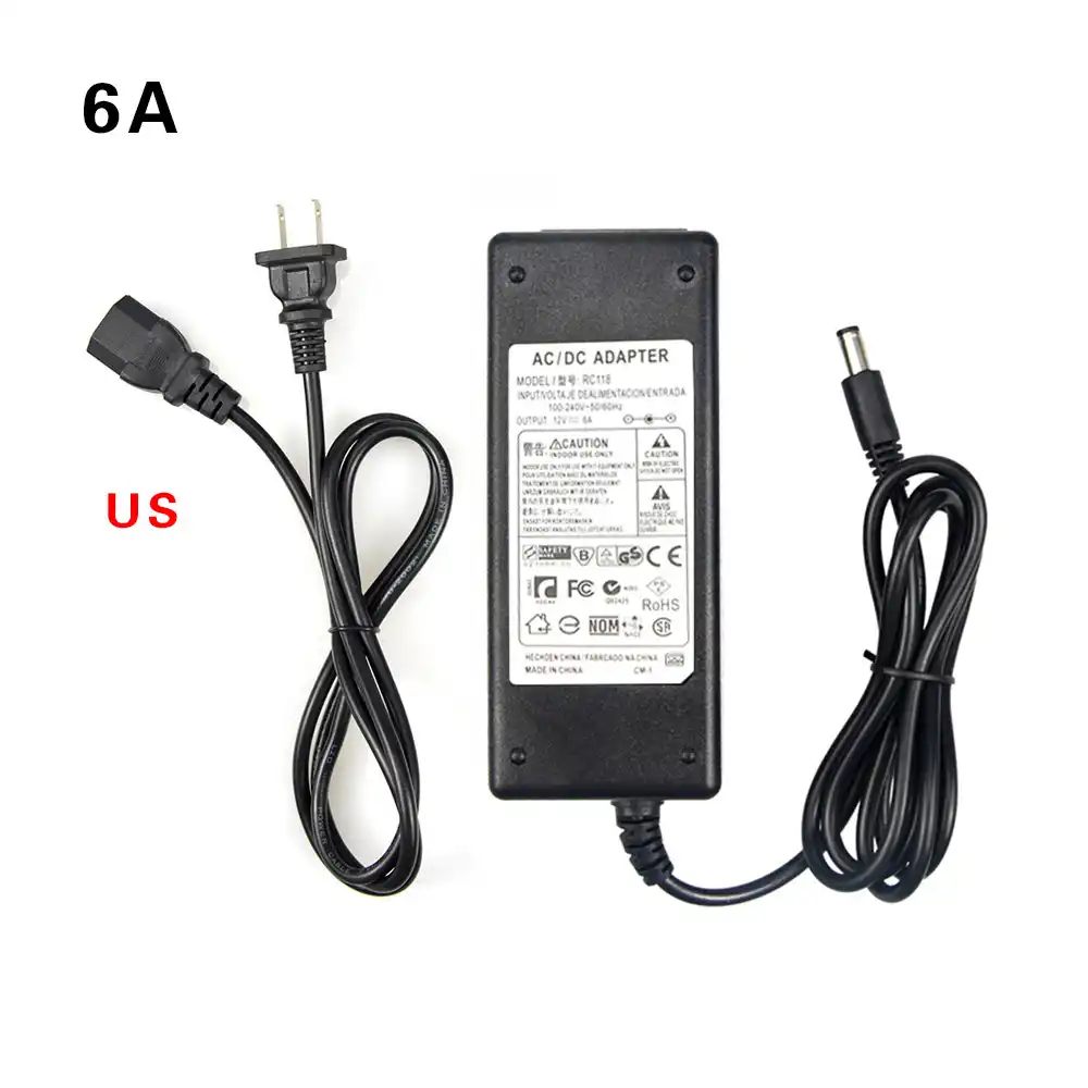 12 В блок питания DC12V адаптер 1A 2A 3A 5A 6A 8A 10A трансформатор AC 110V 220 V к DC Вольт конвертер