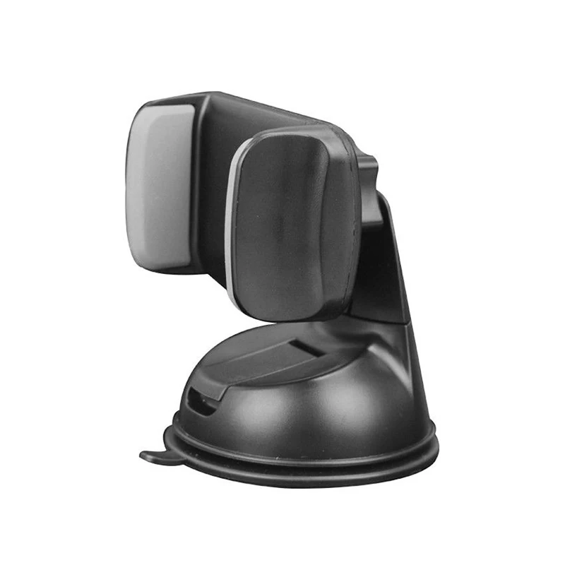 360 градусов Универсальный автомобильный держатель на лобовое стекло присоска gps подставка-держатель для сотового телефона кронштейн смартфон Телефон Стенд Автомобильный держатель - Цвет: Black  Gray