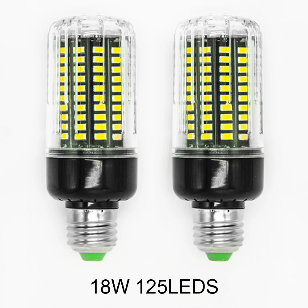 [DBF] Энергосбережение 5736 SMD 30-125LED E27 кукурузная лампочка замена лампы накаливания 3000 K/6000 K AC85V-265V дома лампа с крышкой