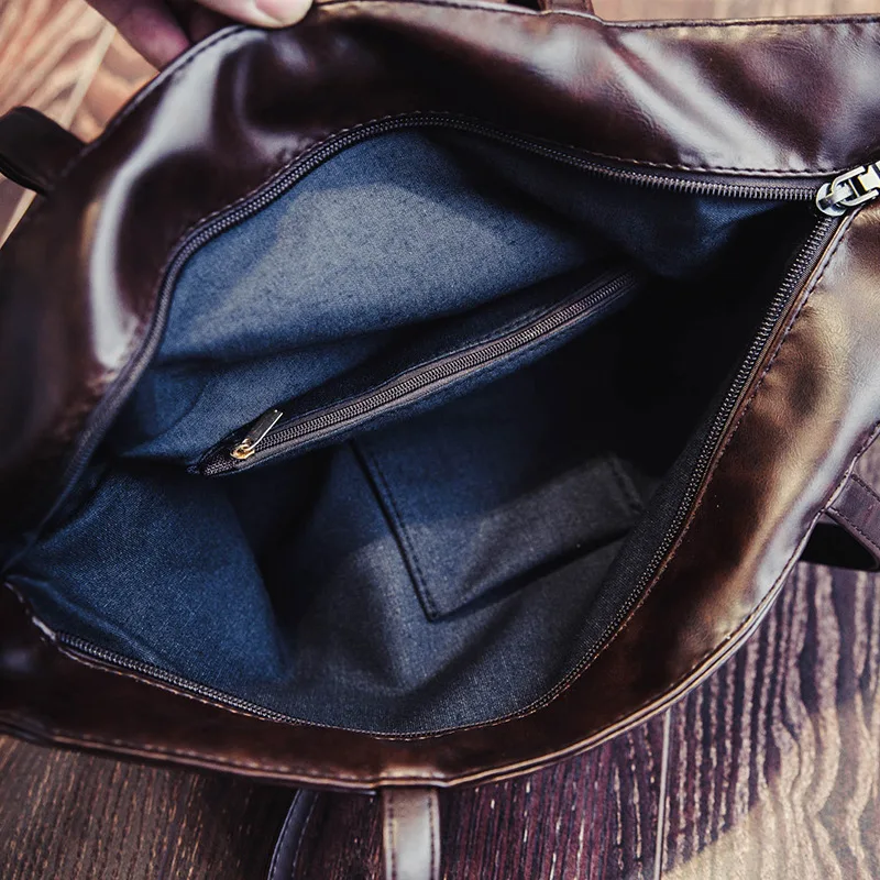 Для женщин модные кожаные Сумки Tote Слинг Сумка Большая через плечо ретро