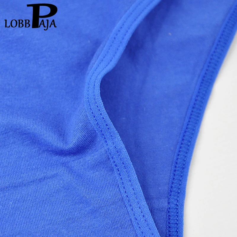 LOBBPAJA Марка Лот 6 шт. Женщина Underwear Хлопок Трусы Каждый День Стиль Твердые Нижнее