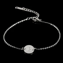 ZUUZ id браслеты детские ювелирные изделия Аксессуары Шарм Письмо цепь звено браслет серебряные Подарки для женщин браслет дружбы