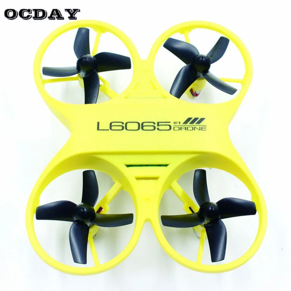 

L6065 Mini RC Quadcopter Infrared Controlled Drone 2.4GHz Aircraft with LED Light Birthday Gift for Children Toys