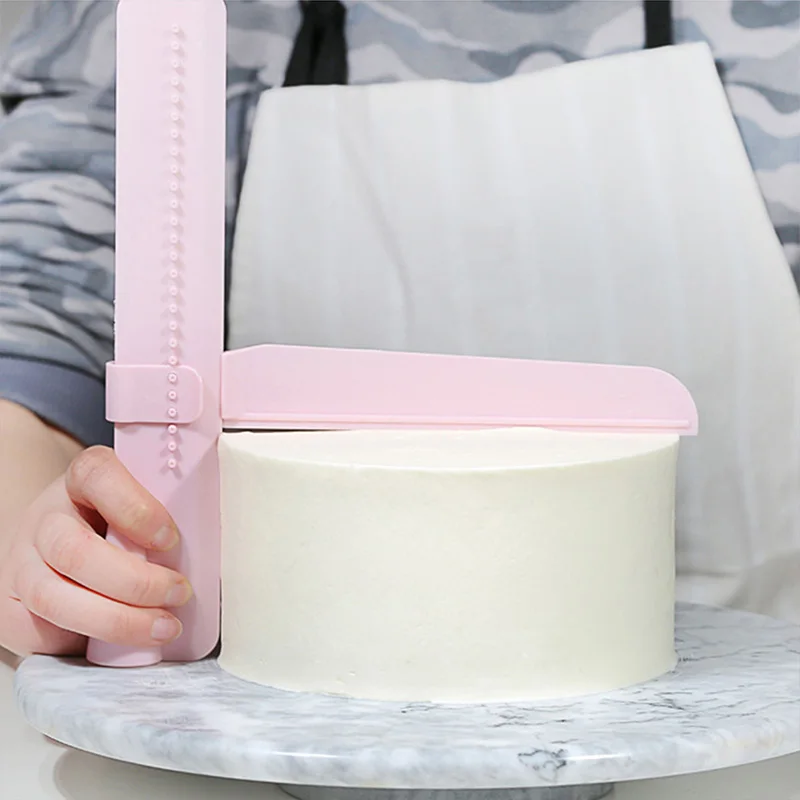 Скребок для торта, регулируемые Кухонные гаджеты, пищевая форма, Аксессуары для выпечки, инструменты для украшения торта