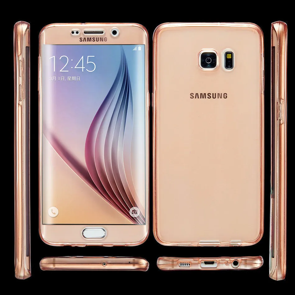 

For Samsung Galaxy A3 A5 A7 J5 J7 2016 J3 Grand Prime S3 S4 S5 S6 S7 Edge Plus Case Soft TPU Full body Protection Cas Cover Case