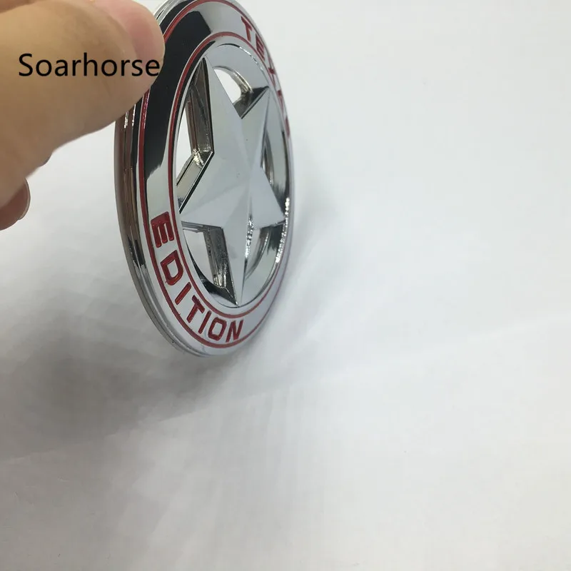 Soarhorse 2 шт. металлические эмблемы хромированные Значки для Такома Tundra Ford Chevy Dodge TRD