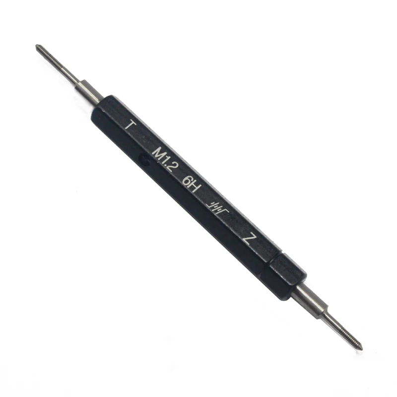 1pc Thread Plug Gauge M1.2 6h Accuracy Bearing Steel Plug Gauge