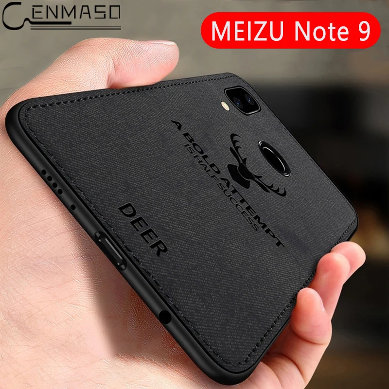 

Meizu Note 9 Case Cloth Texture Protection Soft Back Cover Meizu M6 M5 Note Case Meizu 16 Plus 16X V8 Pro X8 Note 8 9 Case Cover