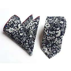 Mantieqingway Цветочный платок галстук Наборы для ухода за кожей Винтаж хлопка Платки носовые для девочек для свадьбы Бизнес Костюмы платки