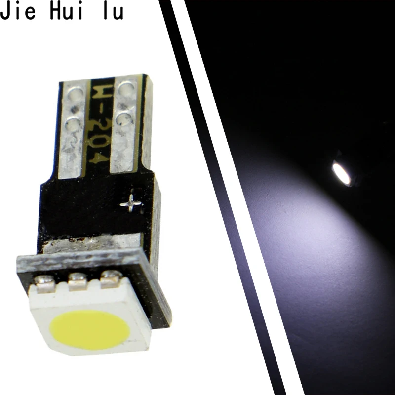 

10Pcs T5 5050 1 smd 1 led Instrument Lights Car Dashboard Auto Gauge vehicle 1 Smd Indicator Side Tail Bulb Dc 12v Lamp