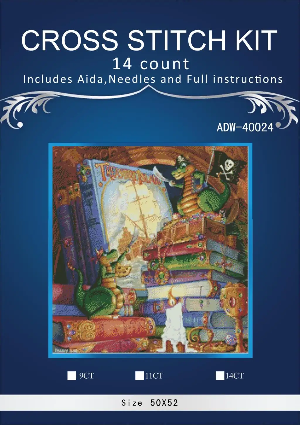 

oneroom Lovely reading book Embroidery Crafts Needlework 14CT Unprinted Arts Cross Stitch Kits DMC DIY Quality