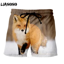 Мода Панк Повседневный аниме Досуг рок лиса для мужчин и женщин Дети Спорт Забавные Животные хип хоп Топ Harajuku пляжные тренировочные брюки шорты E811