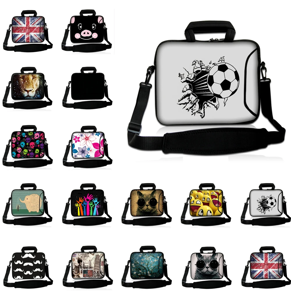 

Neoprene Laptop Messenger Handle Briefcase Soft 10 12 13 14 15 17 inch Notebook Computer Accessories Women Mens Tablet Case Bag