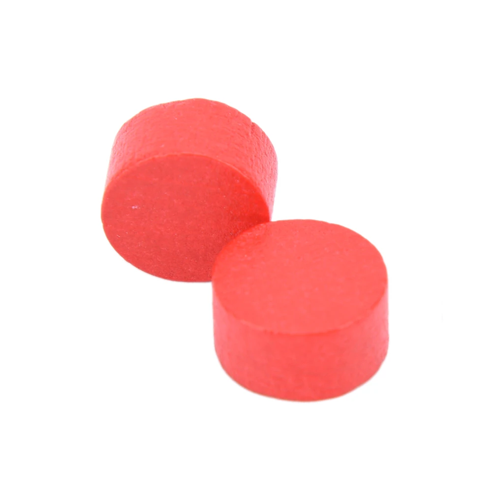 Various colors Game Dices 100 PCS Wooden Game Pieces Pawn/Chess Boardgame/Educational Games Accessories 8 Colors