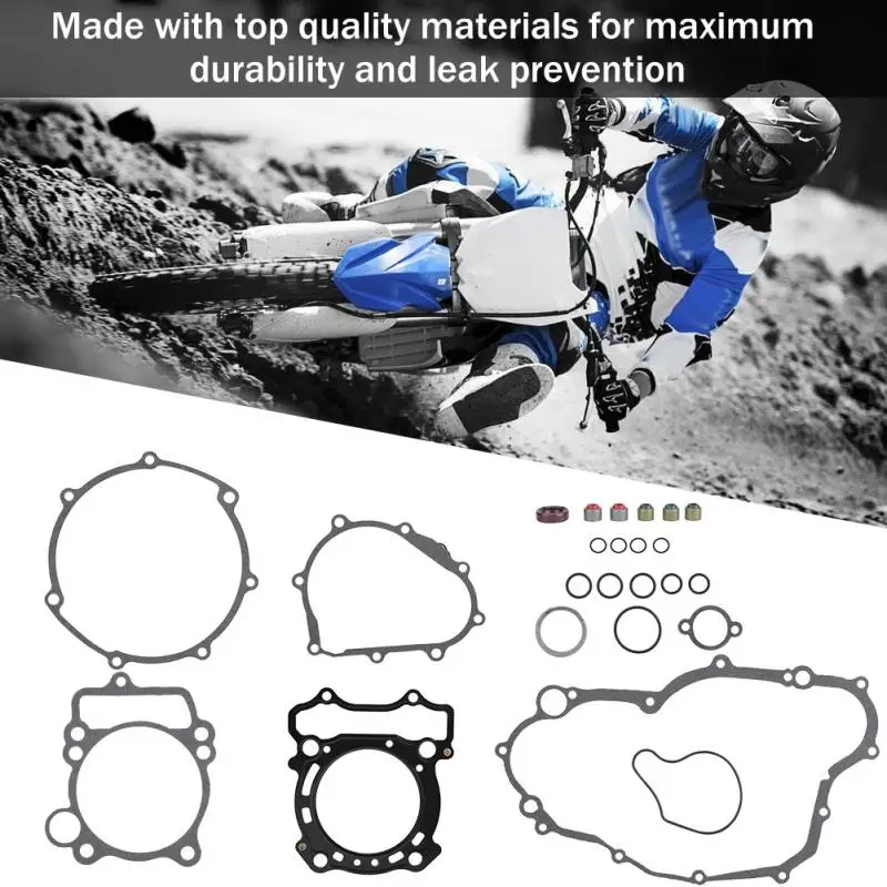 1 комплект мотоцикл полный комплект прокладок верхний нижний конец двигателя для Yamaha YZ250F 01-13 1321050035 набор прокладок для мотоцикла