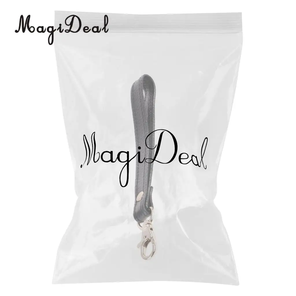 MagiDeal Simple Strap Design Genuine Leather Wristlet Wrist Bag Strap Replacements For Clutch Purse Handbags Parts