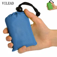Портативный нейлоновый Карманный коврик для пикника VILEAD 8 цветов 140x152 см, водонепроницаемый и удобный пляжный коврик, влагостойкий коврик