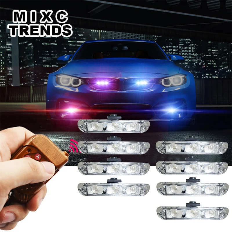 Wireless Remote Controlled Ambulance Police light 8x3 led Car Truck