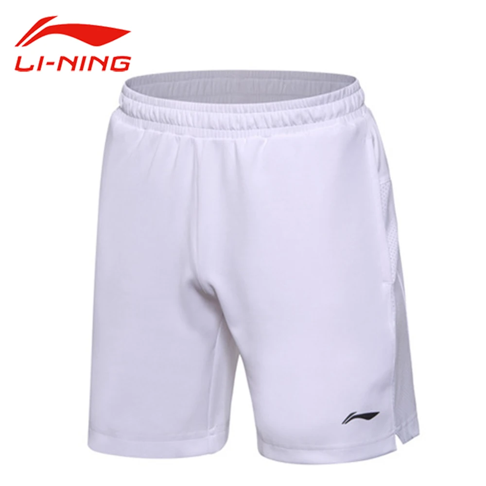 

Li-Ning Men Badminton Training Shorts Competition Bottom AT DRY Regular Fit Comfortable Breathable LiNing Sportswear AAPM149