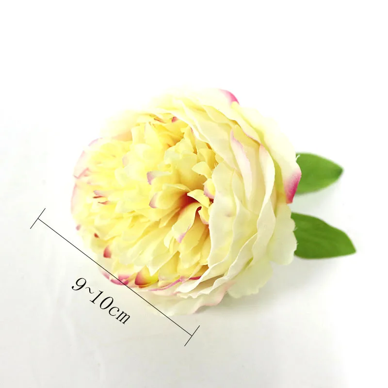 Flone Artificial Silk Peony Head Fake Flowers Wedding Bride DIY Wreath Christmas Party Decoration Handmade Crafts Accessories (27)