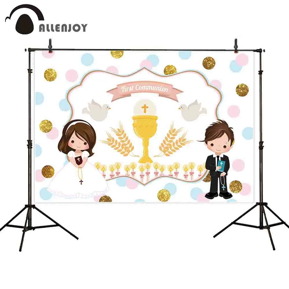 us 9 45 32 off allenjoy photocall communion background cartoon cute kid pigeon baby polka dot backdrop photographic photography for photo shoot in cute kid backgrounds