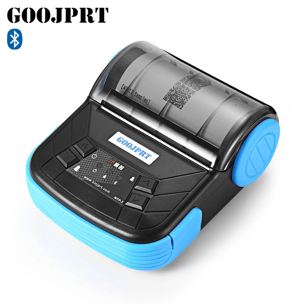 GOOJPRT MTP 3 80 мм Портативный ЕС разъем Bluetooth 2 0 термальный принтер изысканный легкий