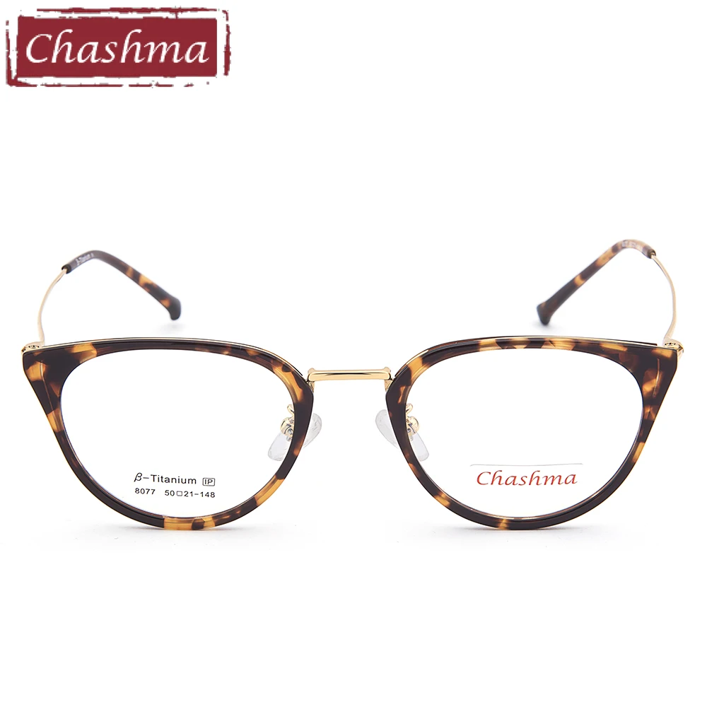 Брендовые высококачественные женские очки Chashma кошачий Глаз Модные маленькие с