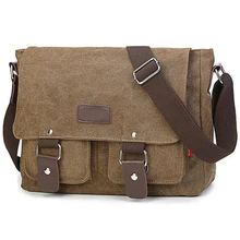 

Men's Vintage Canvas Bag Men Casual Crossbody Bag For Men Messenger Bag Man Travel Shoulder Bags