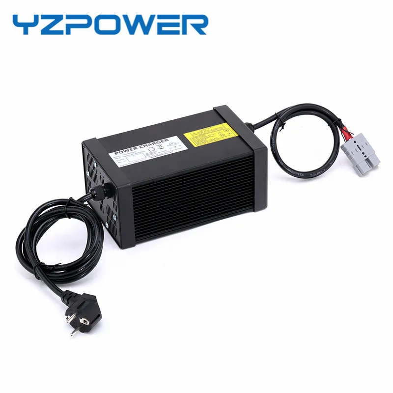 YZPOWER 50 4V 15A 14A 13A 12A Smart Lithium Battery Charger Power Supply for 44 4V