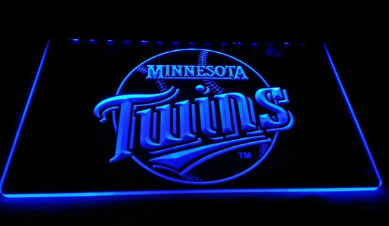 LS877-b-Minnesota-Twins-Pub-Gifts-NR-Neon-Light-Sign Декор Бесплатная доставка Прямая поставка Оптовая