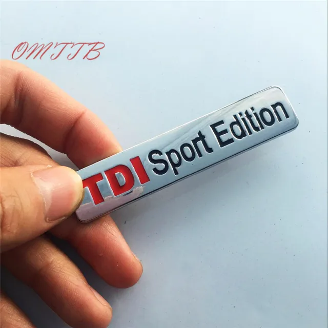 3D Metal TDI Sport Edition Car Emblem Badge Decal Turbo Direct