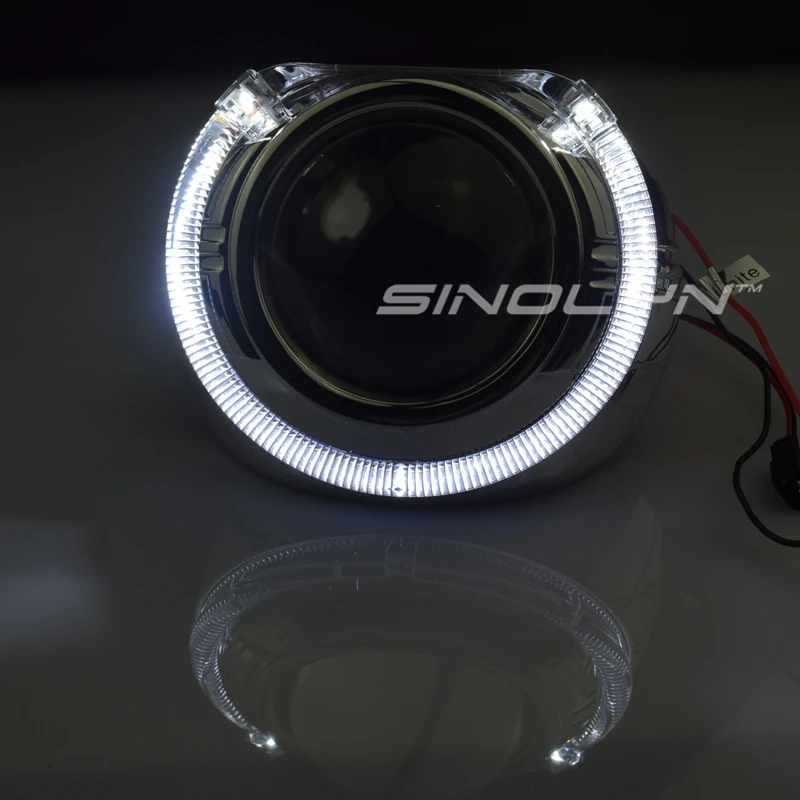 Линза для фар Sinolyn Angel Devil Eyes HID Биксеноновая линза 2 5 WST H7 H4 автомобильные