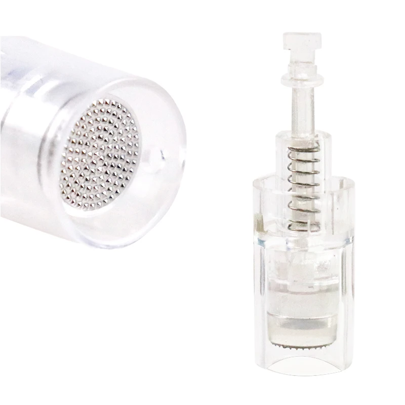 

10pcs Nano Pin Needle Cartridge Bayonet Port Replacement for Derma Pen Micro Needle Nano Needles Tattoo Needles Nutrition Input