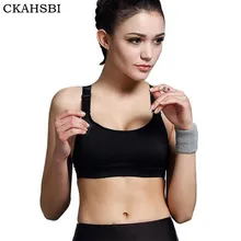 CKAHSBI 7 цветов женский спортивный пуш-ап на молнии бюстгальтеры мягкий без косточек ударопрочный тренажерный зал фитнес, Спорт Бег Йога жилет спортивные топы