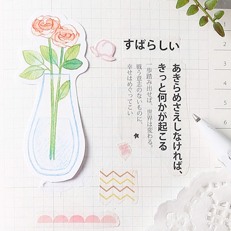 30 листов Kawaii молочные блокноты для записей животные Липкие заметки креативные