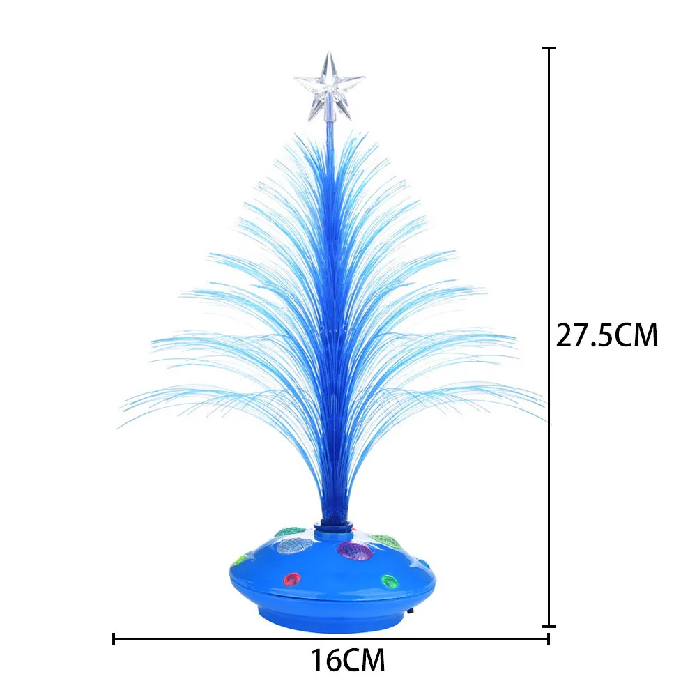 Веселый светодиодный мини-Рождественская елка с изменяющимся цветом, светодиодный мини-Рождественская елка, домашний стол, вечерние украшения