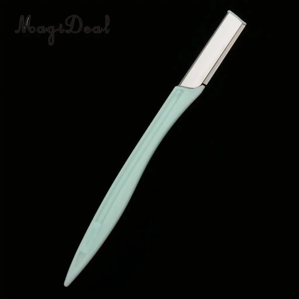 MagiDeal 3 Pieces Women Face Eyebrow Hair Removal Safety Razor Trimmer Shaper Facial Hair Mini Makeup Shaver
