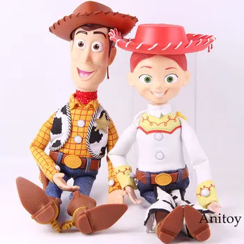 

Toy Story Woody Jessie Talking Action Figure 1995-2015 Sherif PVC Collectible Model Toy Decoration Doll