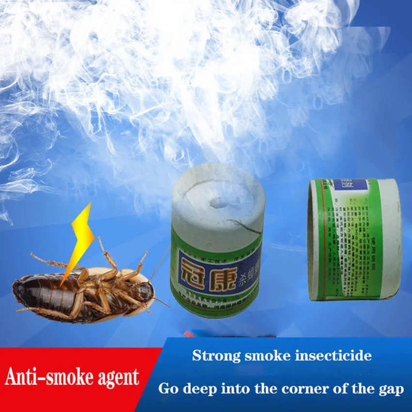 

1Pcs Powerful Effective Cockroach Killer Smoke Bomb Flea Mosquito Repellent Insect Killer Pest Control For Kitchen Restaurant