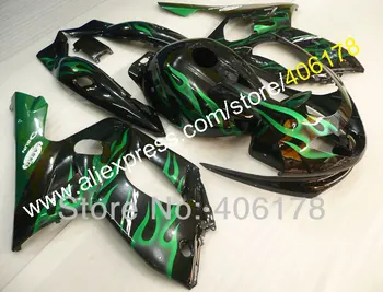 

1997-2007 Yzf600R For Yzf-600R Thundercat 97 98 99 00 01 02 03 04 05 06 07 Green Flame Motorcycle fairings