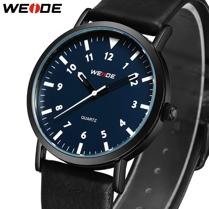 

Mens Watches Top Brand Luxury 2018 WEIDE Watch Men Fashion Business Quartz watch Minimalist Belt Male Watches Relogio Masculino