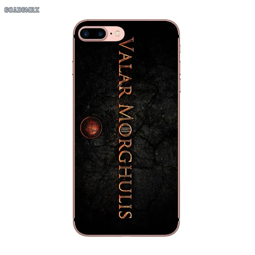 Для Samsung Galaxy S2 S3 S4 S5 Mini Alpha S6 S7 edge S8 S9 Plus J1 Grand Prime TPU прозрачные чехлы Valar Morghulis дешевый