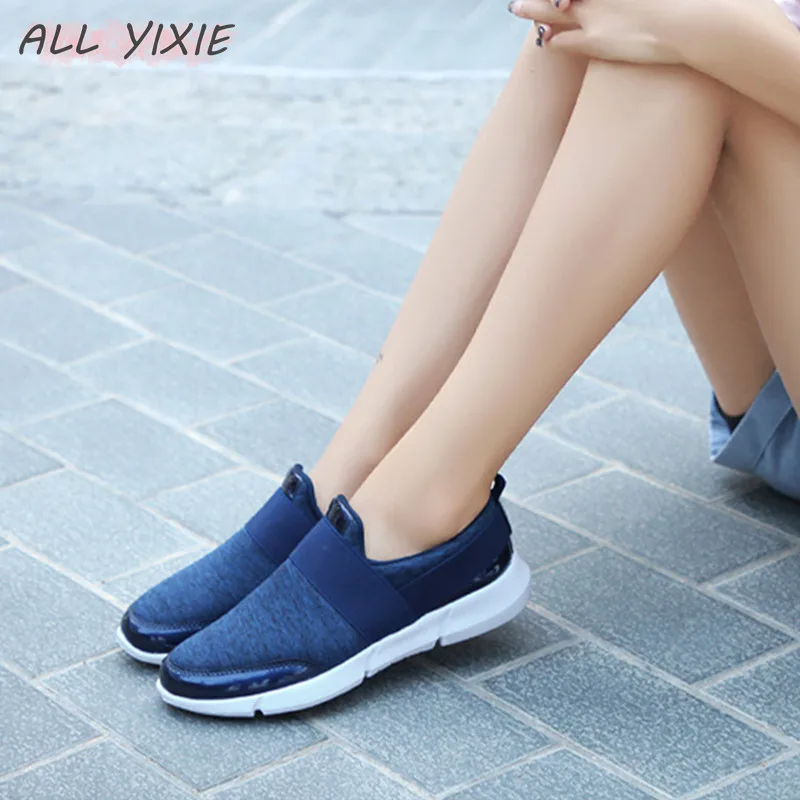 Все YIXIE/; Модные дышащие вулканизированные женские кроссовки; повседневная обувь с мягкой подошвой; Женская обувь в сеточку; обувь для бега; Студенческая обувь